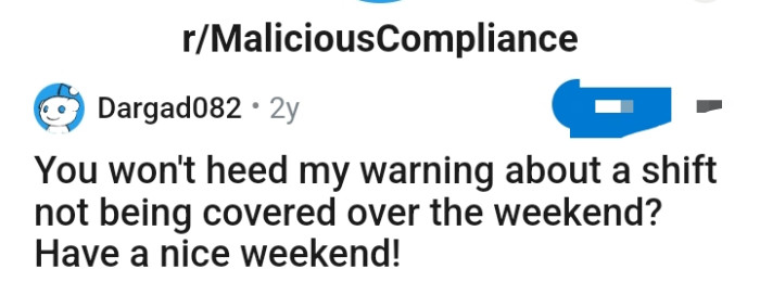 The OP kicks off his story with a title