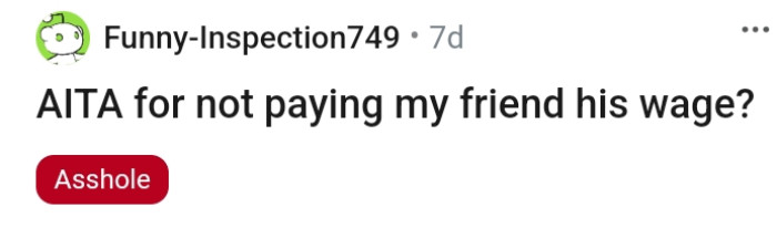 And here we see the OP asking...