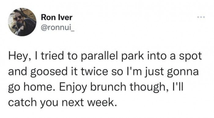 14. I'll spend my week in jail, I think.