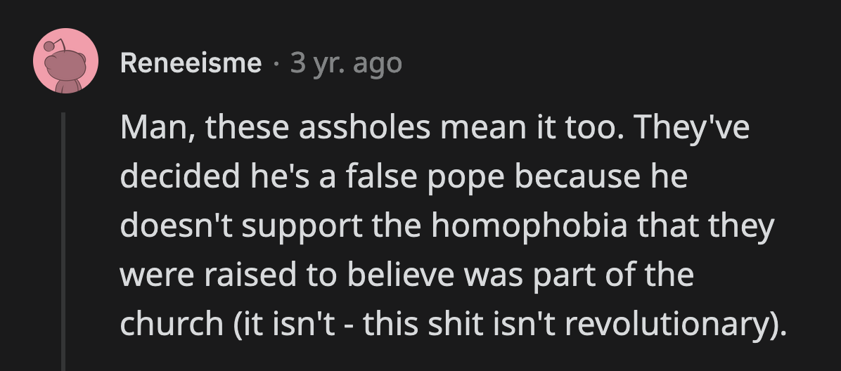 Why would you want to be a part of something that teaches you to hate others?