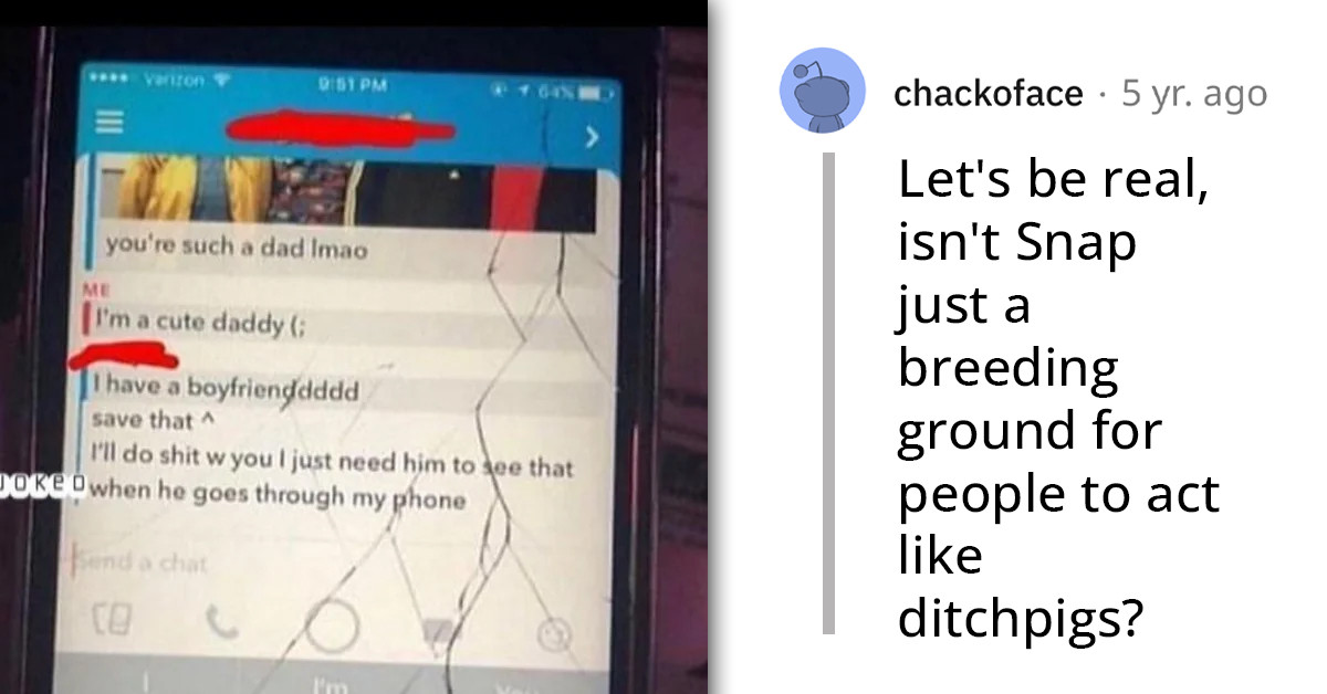 Cheating Partner Comes Up With Ingenious Plan To Conceal Her Sizzling Snapchat Texts From Suspecting Boyfriend