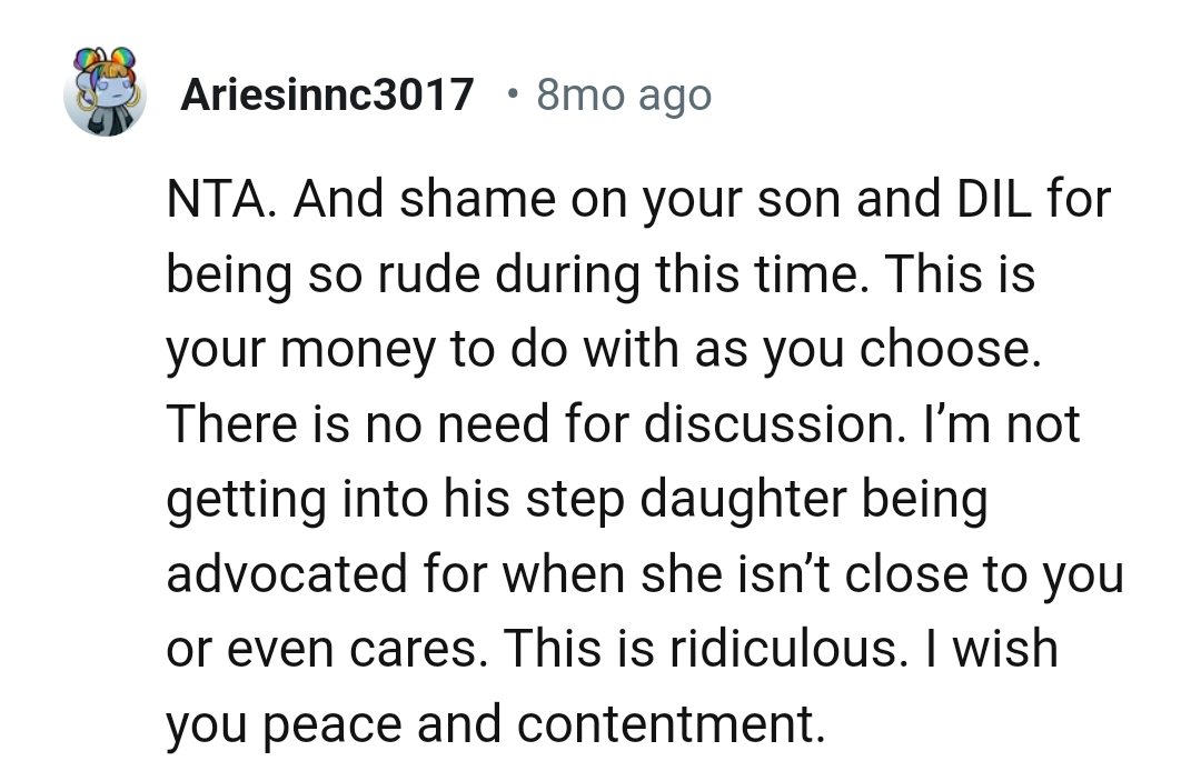 It's the OP's Money After All