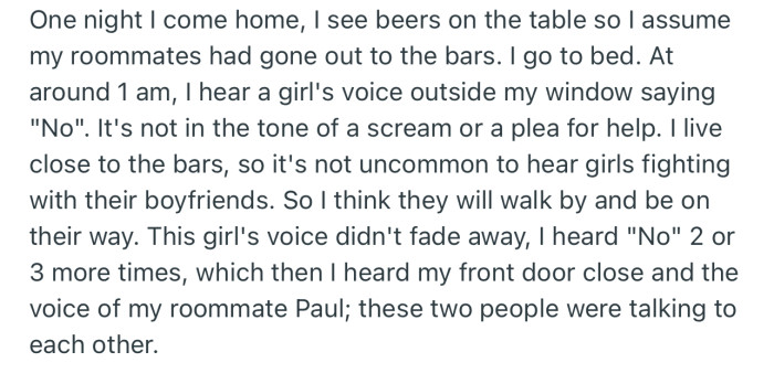 OP noticed some strange noise coming from inside his house