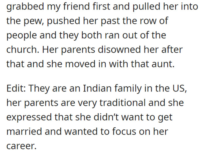 Well, thank the heavens for the aunt—that would have been a bigger mess in the long run!