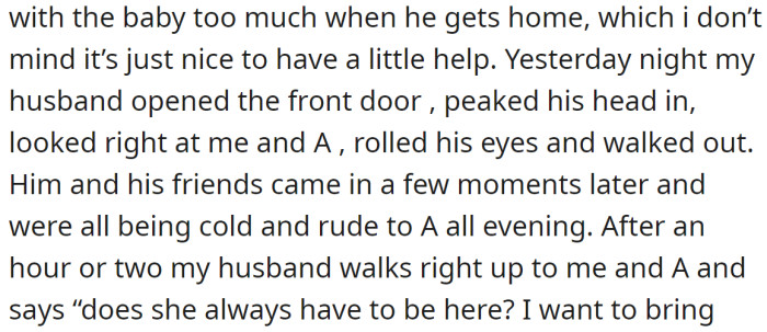 he did not keep their agreement and acted very rudely.