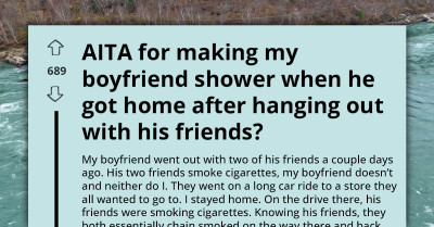 Woman Bans Boyfriend From Bed After He Won’t Shower Following Night Out With Smokers