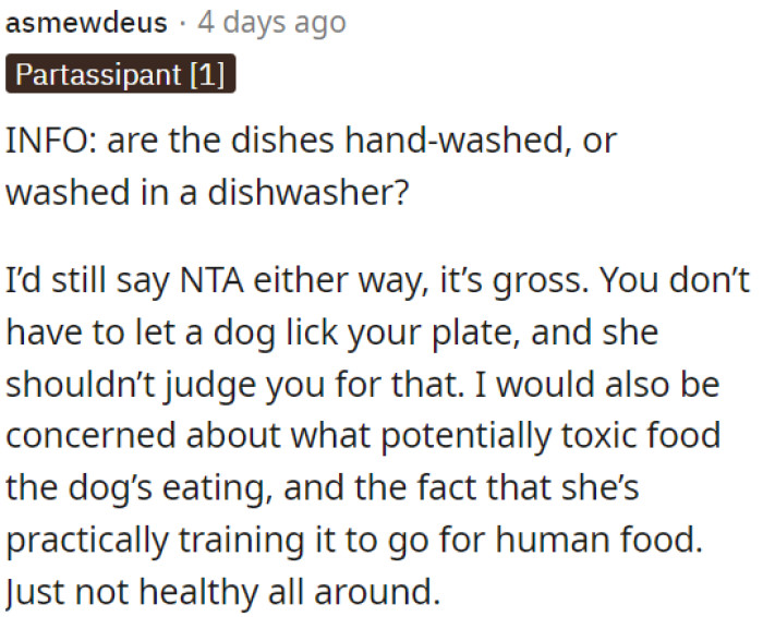 There are health concerns with dogs eating human food, and it's not a good practice overall.