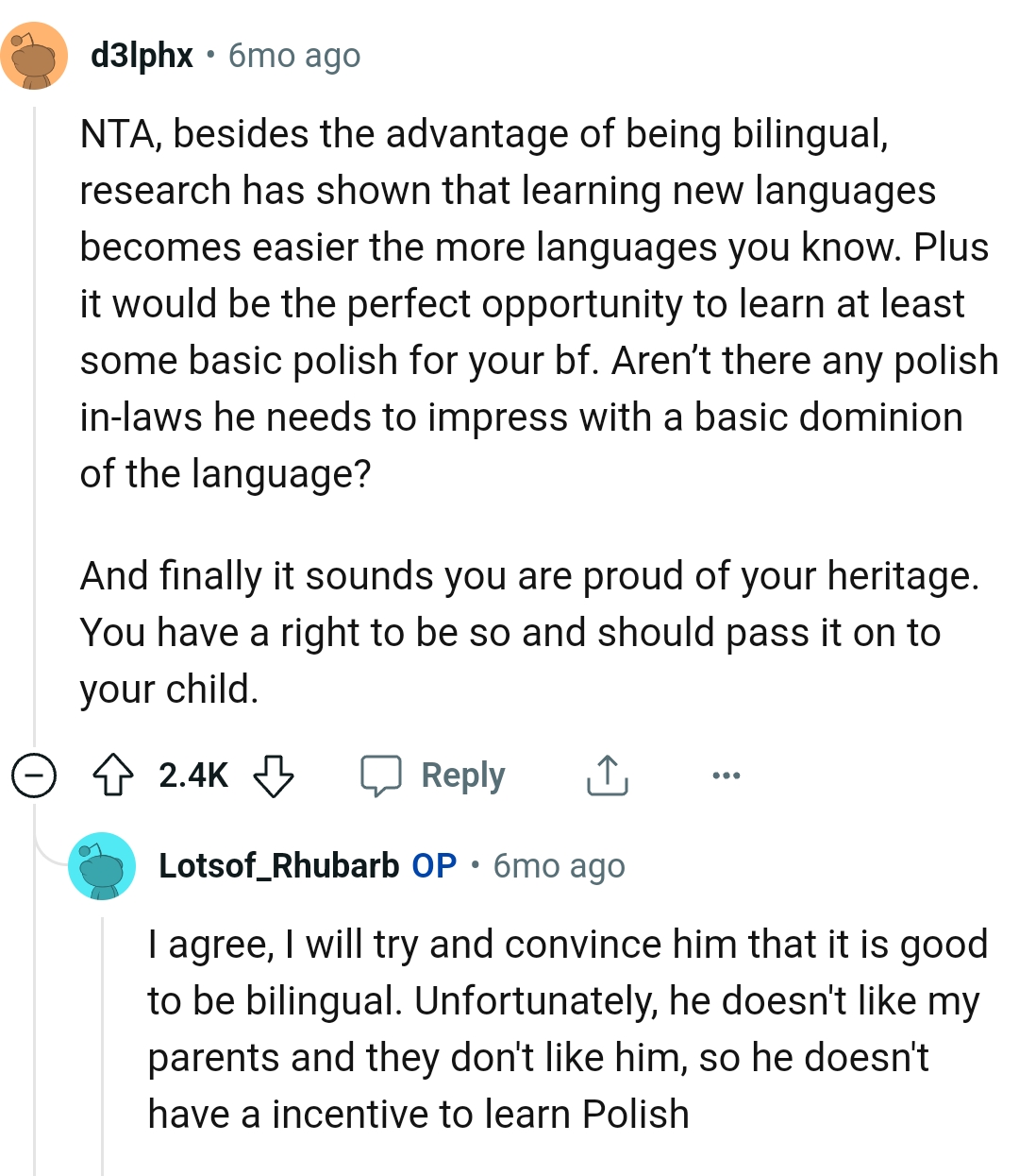 It Will Be the Perfect Opportunity for the Partner to Learn Basic Polish