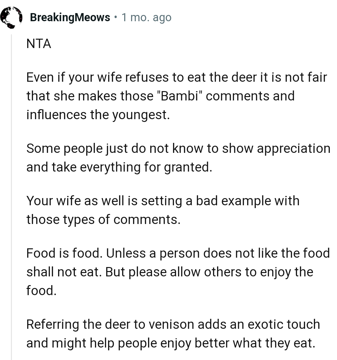 Some people just do not know how to show appreciation