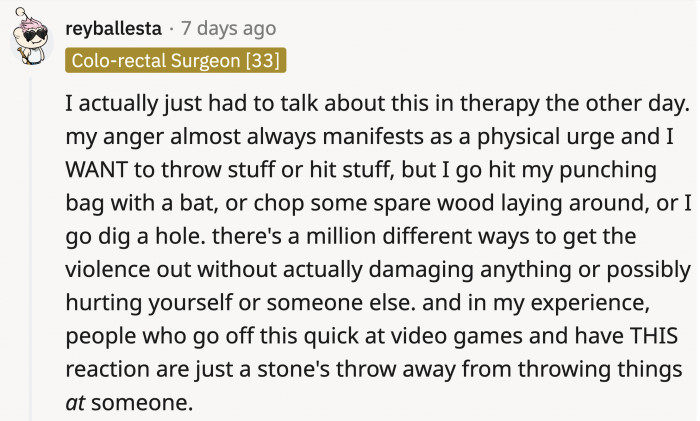 OP’s husband’s reaction is worrying because what if he took it out on a person just because he didn’t like a reaction.