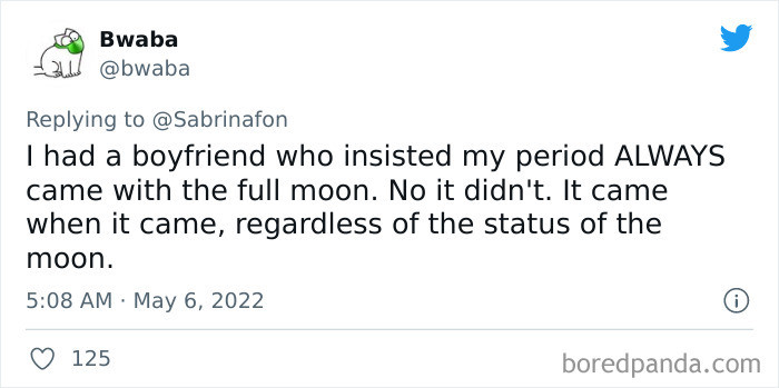 37. Women are not werewolves