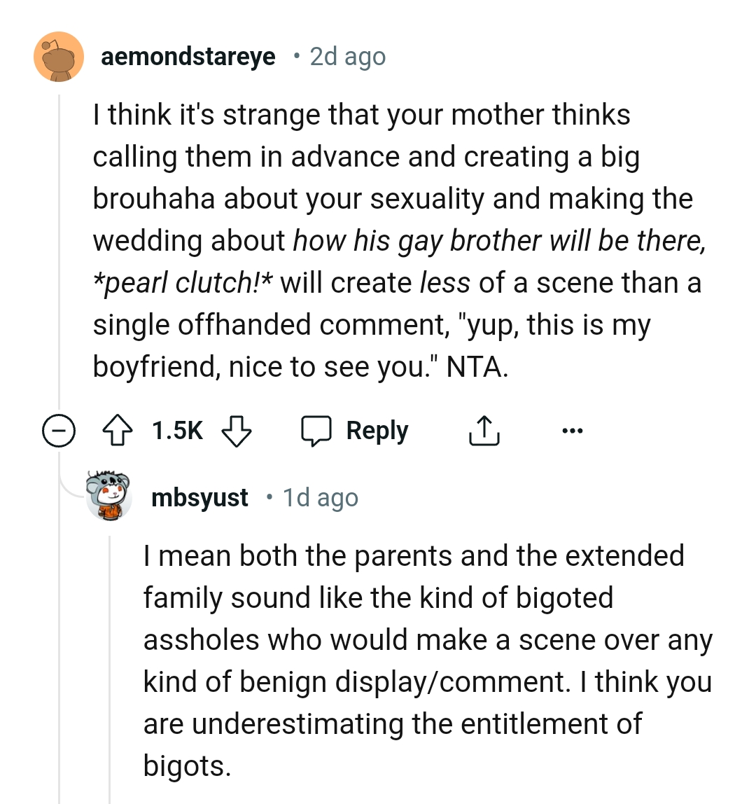 This is my boyfriend, nice to meet you