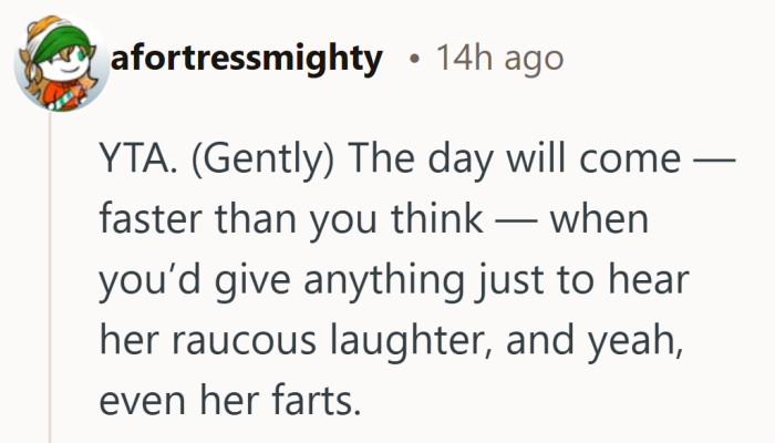 There is something sobering about imagining a future where even the loud laugh feels precious.