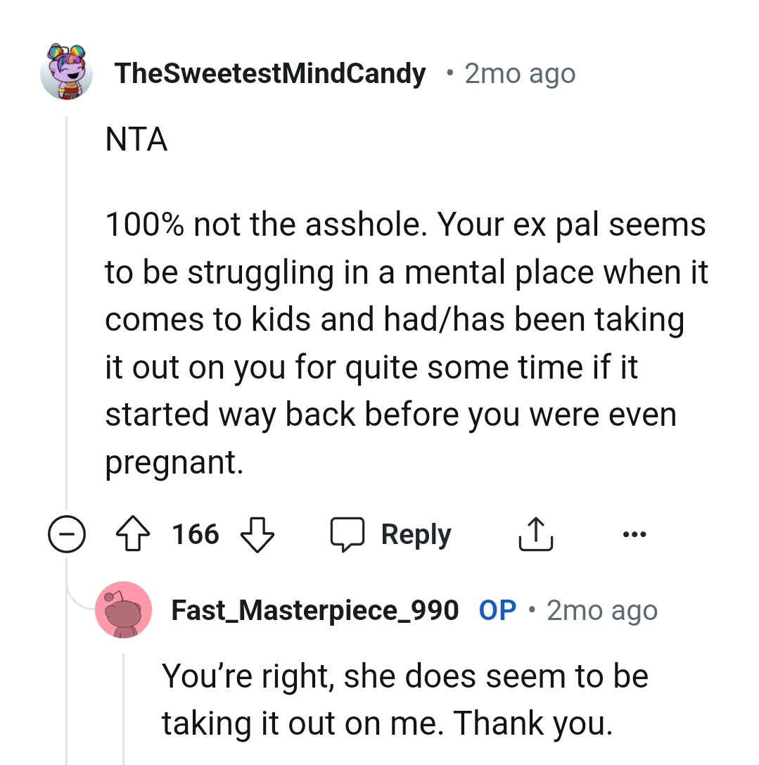 She seems to be struggling in a mental place