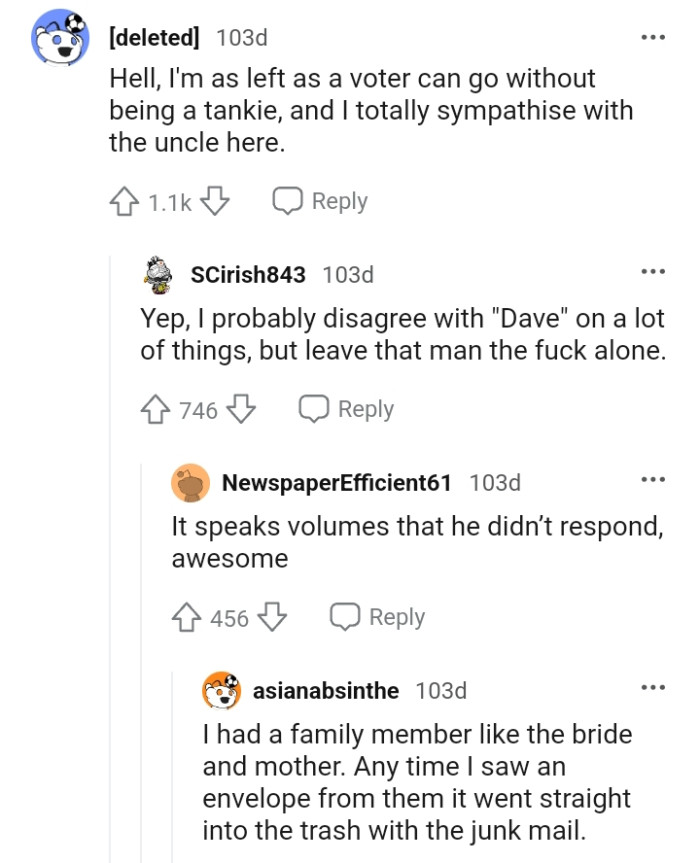 Sympathizing with the Uncle