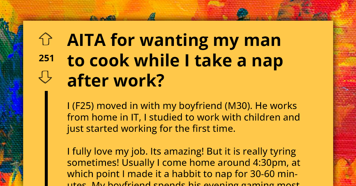 Girlfriend Seeks Break From Cooking, Wishing Boyfriend Would Step In At Least Once
