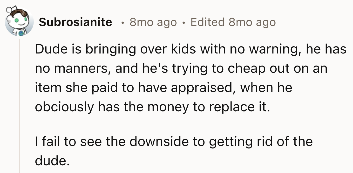 He Is Bringing Kids Over With No Warning