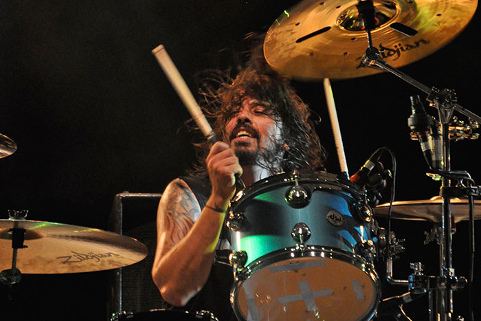 He chose the name Foo Fighters to hide his identity