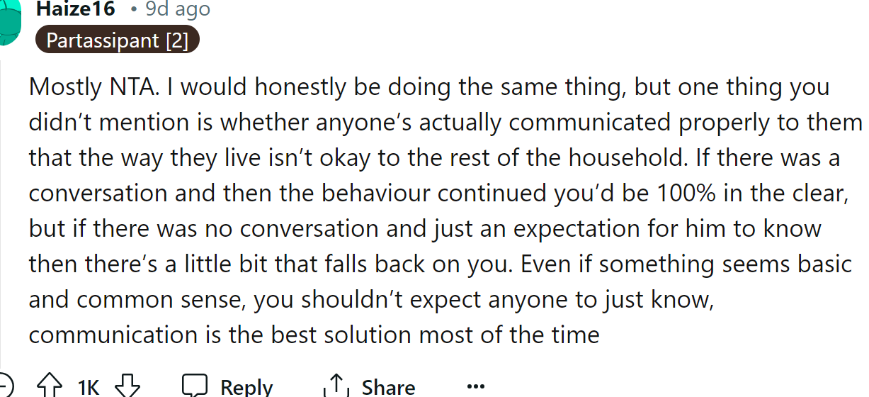 A Redditor was curious if they had ever talked about their problems