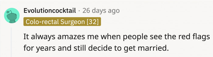 Turning a blind eye to red flags happens too often