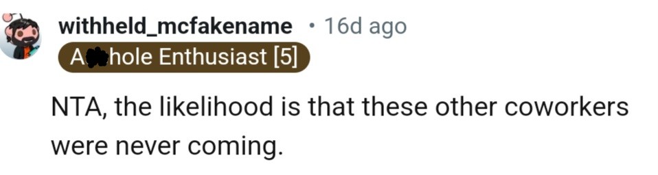 Check out some intriguing comments we've gathered from the Reddit Community;