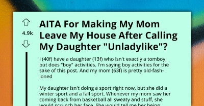 Moment Grandma Gets Kicked Out Of Daughter's House For Calling Granddaughter "Unladylike"