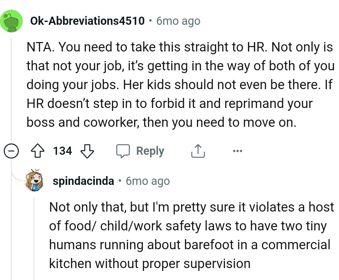 The Coworker's Kids Shouldn't Even Be There