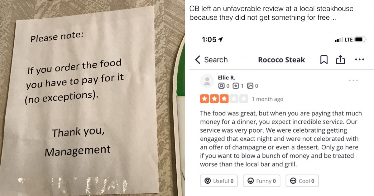 15 Customers Who Deserve To Be Banned From All Restaurants For Their Extreme Sense Of Entitlement