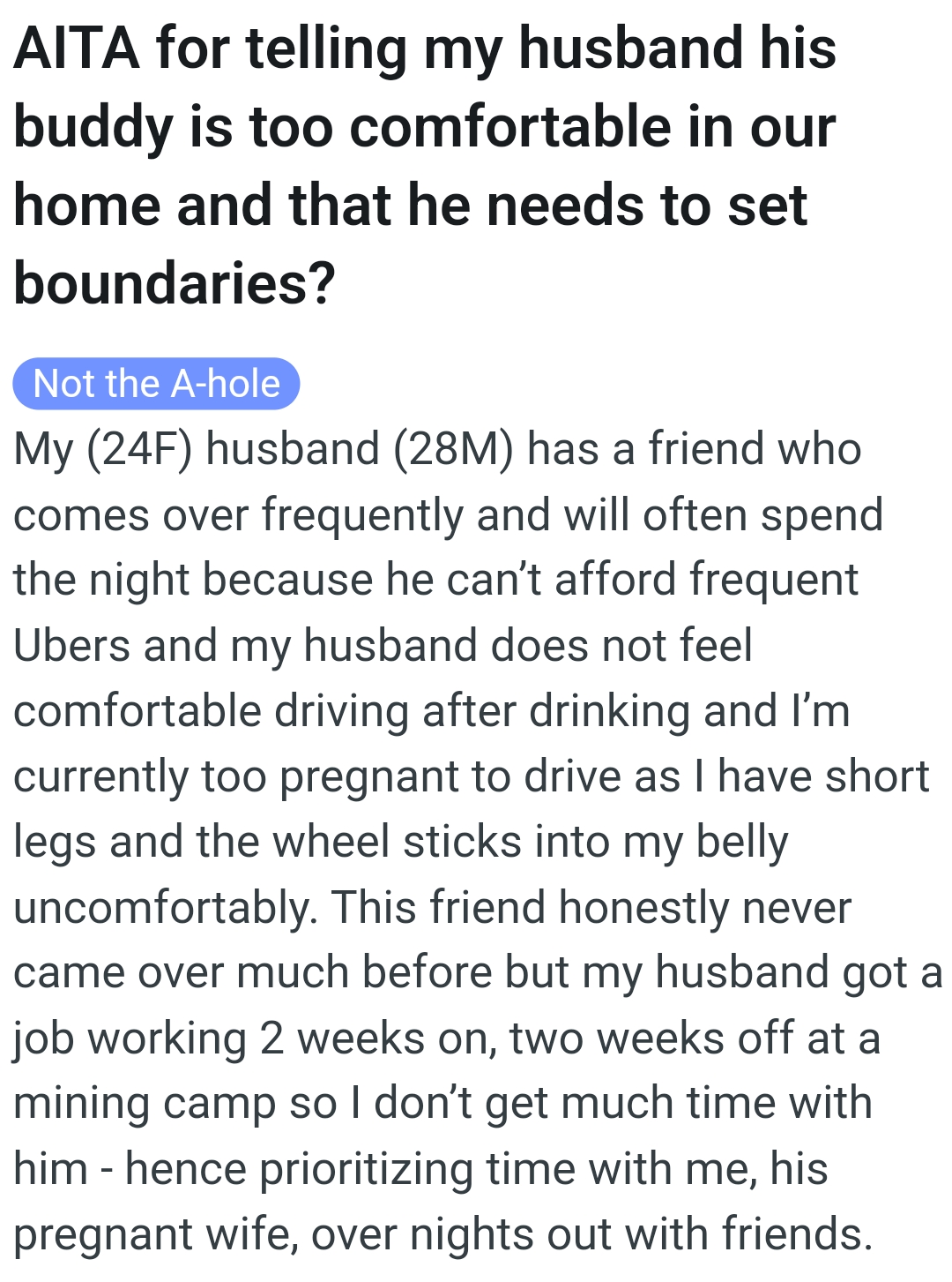 The OP Kicks Off Her Story