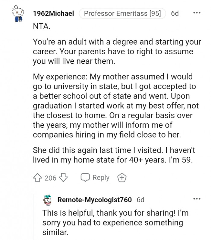 You're an adult who is starting your own career