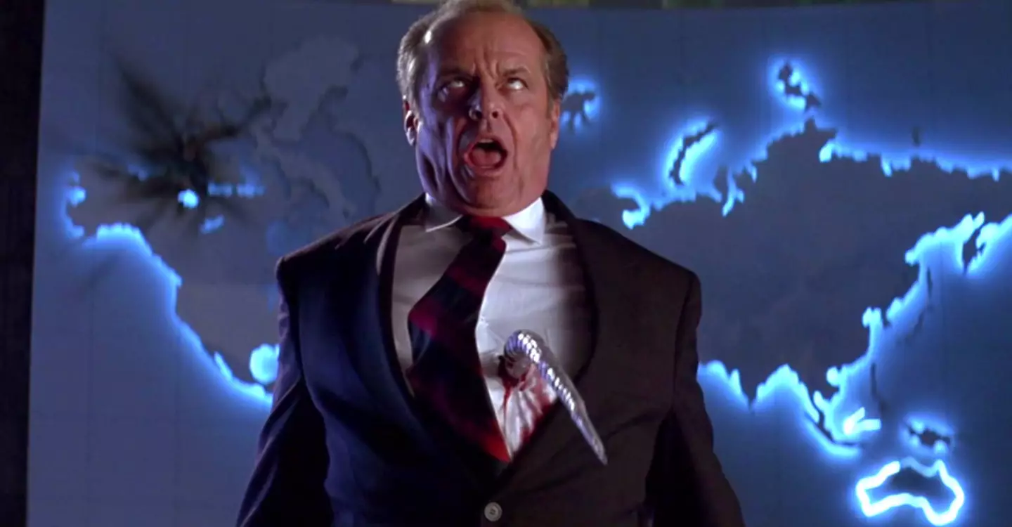 When your plan to save the world backfires… Jack Nicholson shows us what a true political meltdown looks like