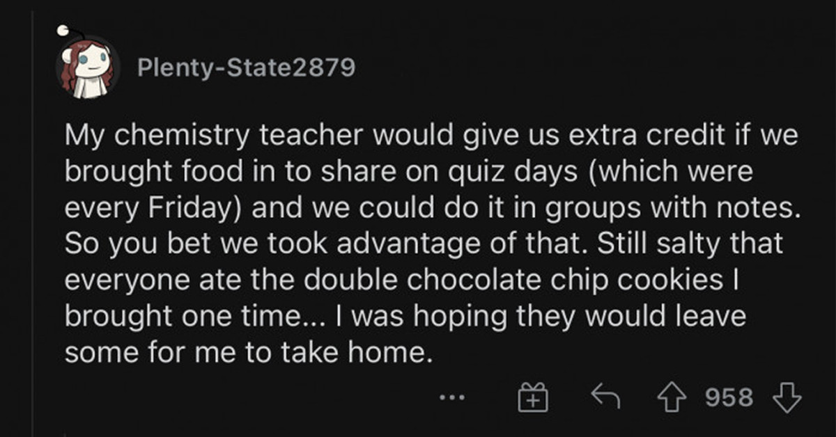 High School Chemistry Teacher Feels Bad After Failing Indifferent Student And Ruining His College Plans