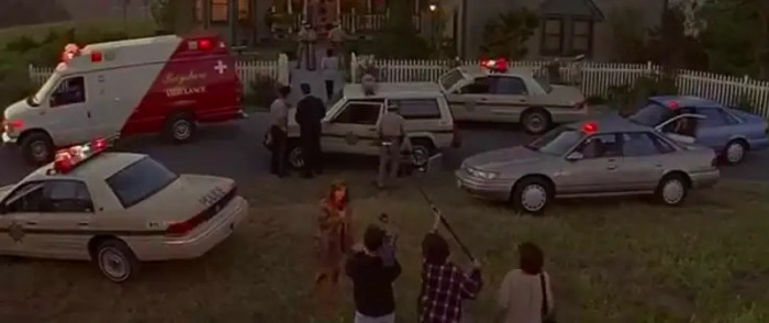 14. The iconic ending of the 1996 movie, Scream