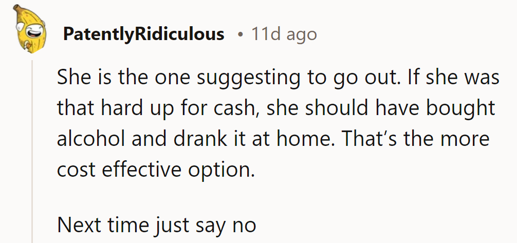 She ordered the invite, but should've sent it economy class. Next time, BYOB at home!