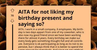 Woman Blurts Out “What Is This Thing?” After Coworkers Gift Her Hideous Dog Garland