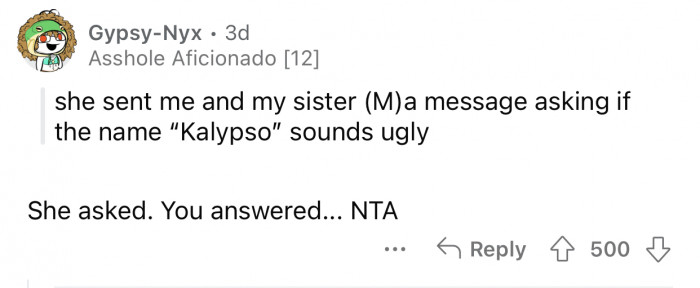 She shouldn't have asked if she knew she wouldn't be able to handle the truth.
