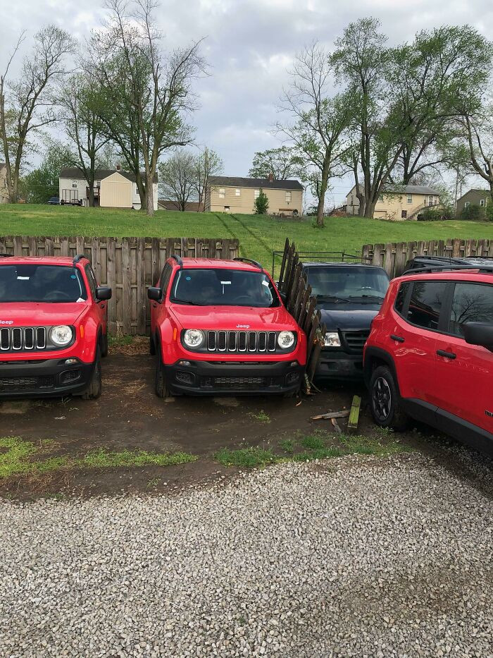 "My Buddy Lives Next Door To A Car Dealership And Forgot His Parking Brake"