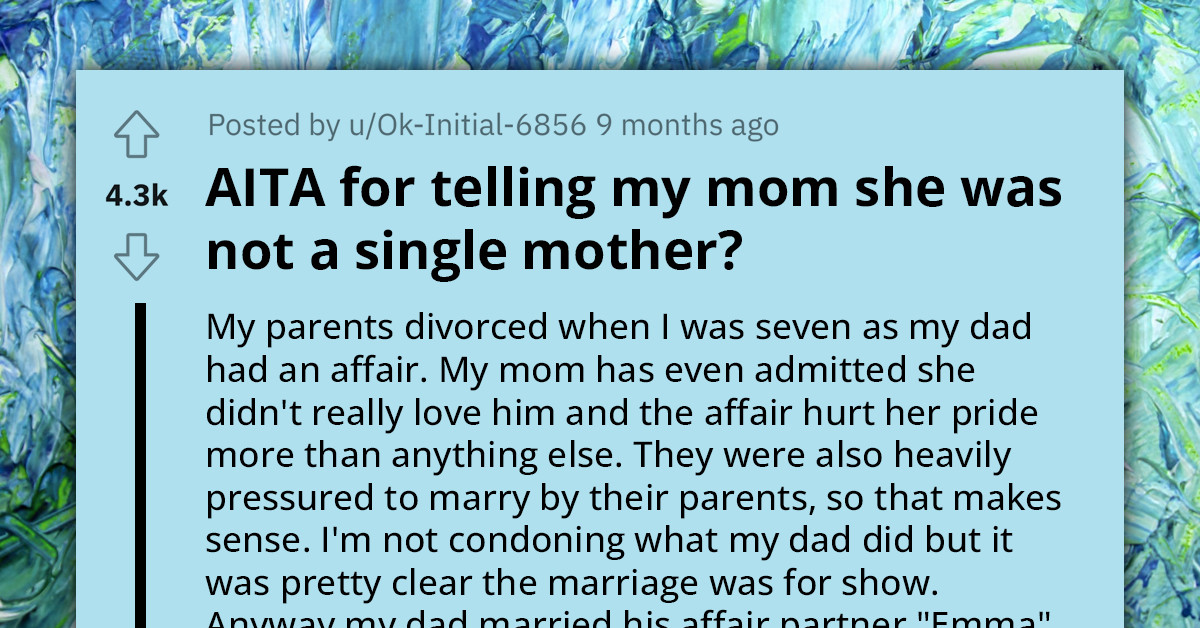 Resentments Spill Out As The Mother Of The Groom Feels Her Son Is Once Again Choosing His Dad's New Wife Over Her