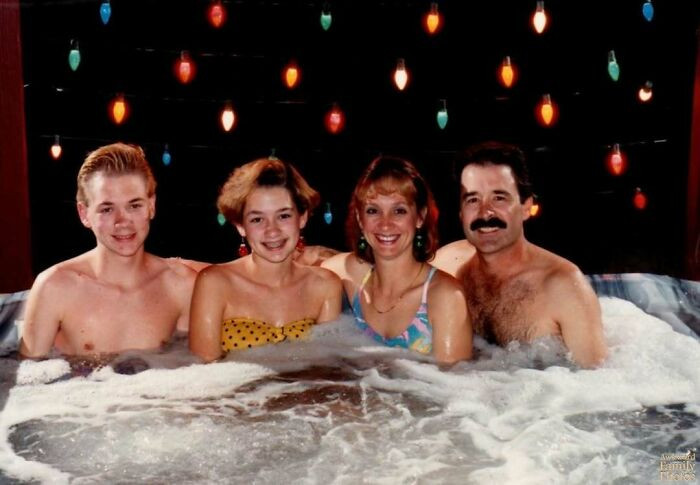 "This Is A Photo Of Me And My Family Celebrating The Holidays In 1987"