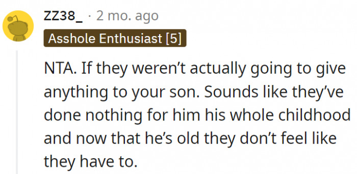 8. It seems like they were never interested in him in the first place.