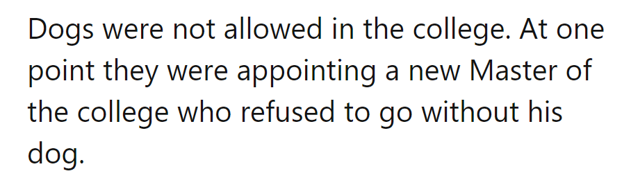 Looks like the Master had a bone to pick with the rules—and he wasn't willing to fetch a compromise!