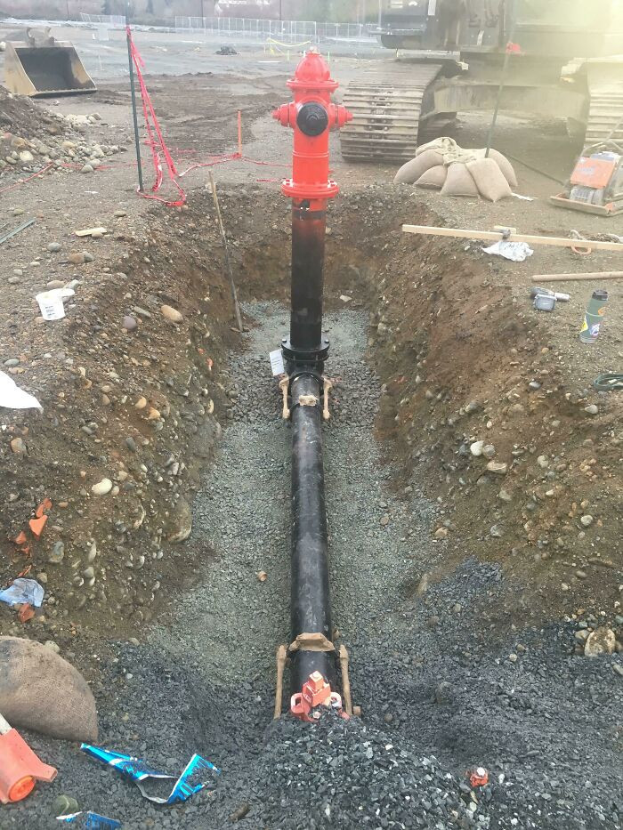 "Because Of The Success Of Yesterday's Hydrant Post, I Thought You Might Like To See What They Look Like Installed And Unburied"