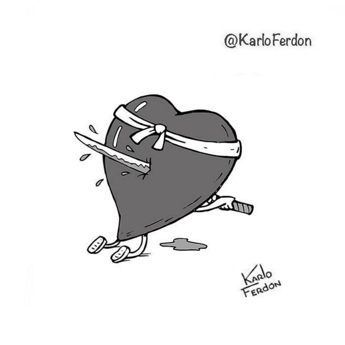 20. A stab in the heart