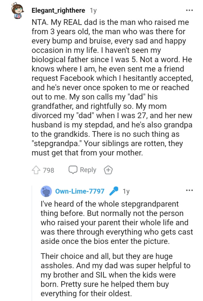 Who this redditor's real dad is...