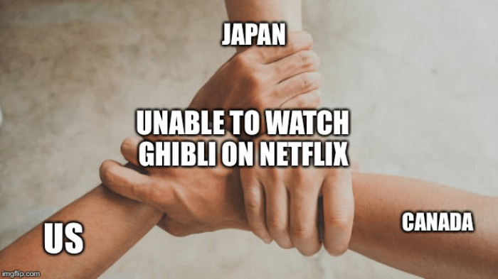 7. Being unable to watch Ghibli on Netflix
