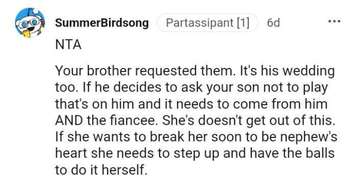 She needs to step up and have the courage