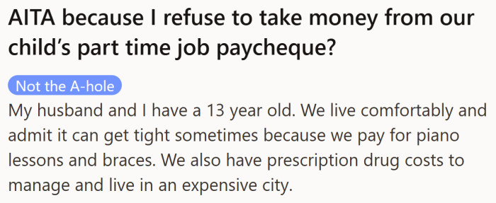 Life is comfortable enough, but every extra bill stretches things further, which is exactly where the tension begins to build.