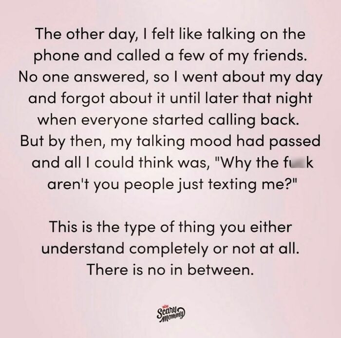 7. There is no in-between