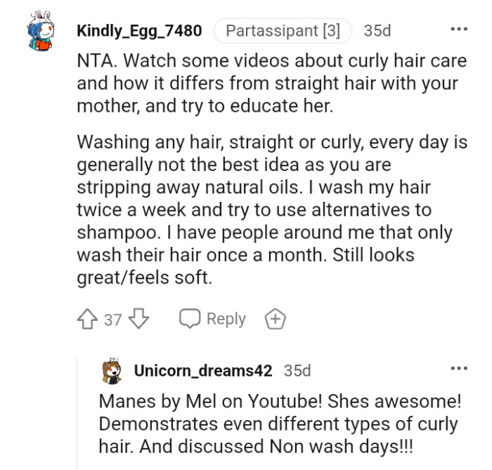 Washing every day is not a good idea as it can strip away natural oils