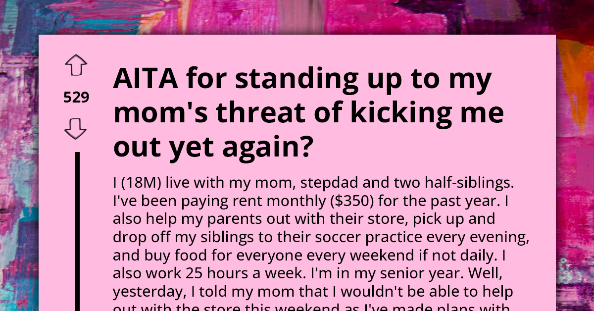 Mom Goes Silent As Her Teenage Son Stands Up To Her After She Threatened To Kick Him Out